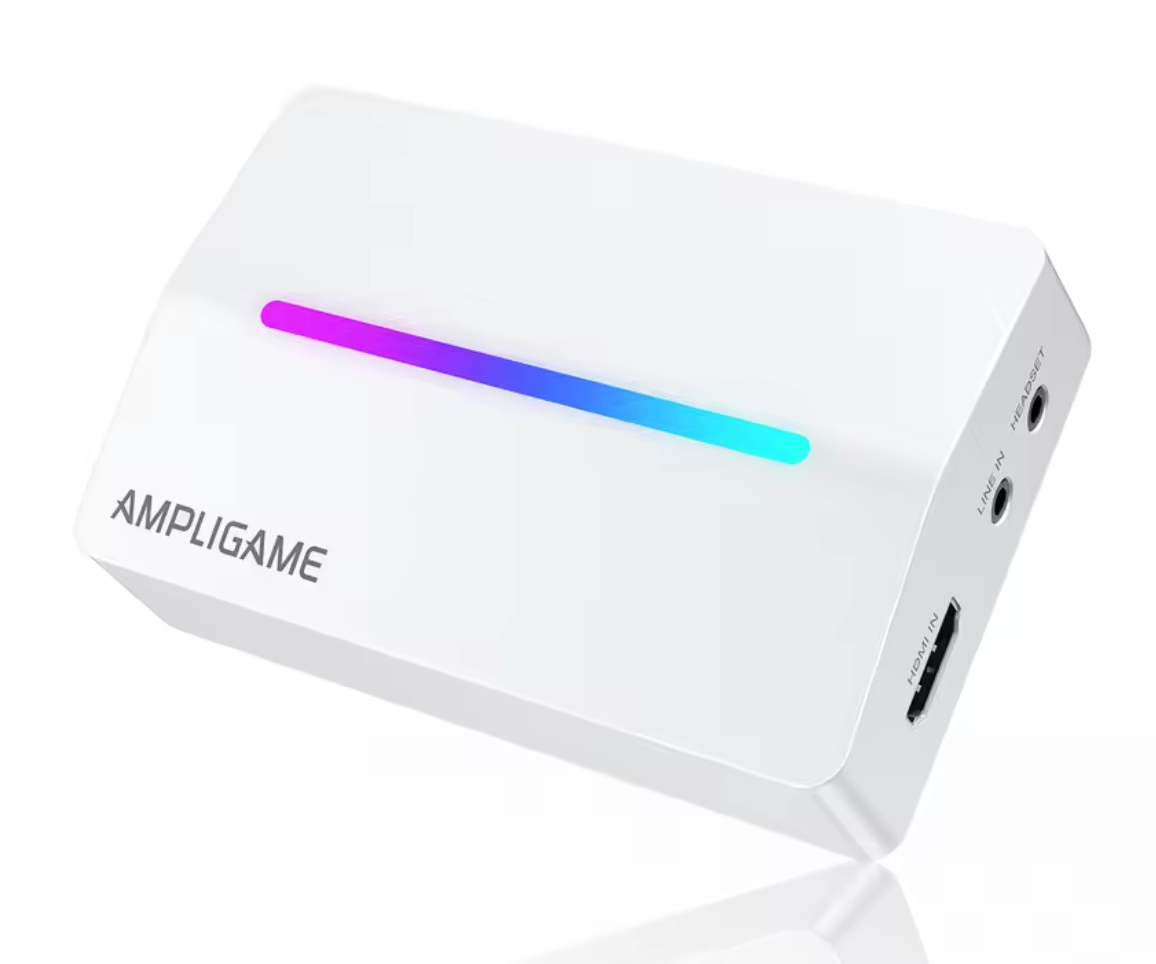 4K HDMI Video Capture Card with RGB USB 3.0 for Live Streaming Gaming PS5 Xbox Switch PC