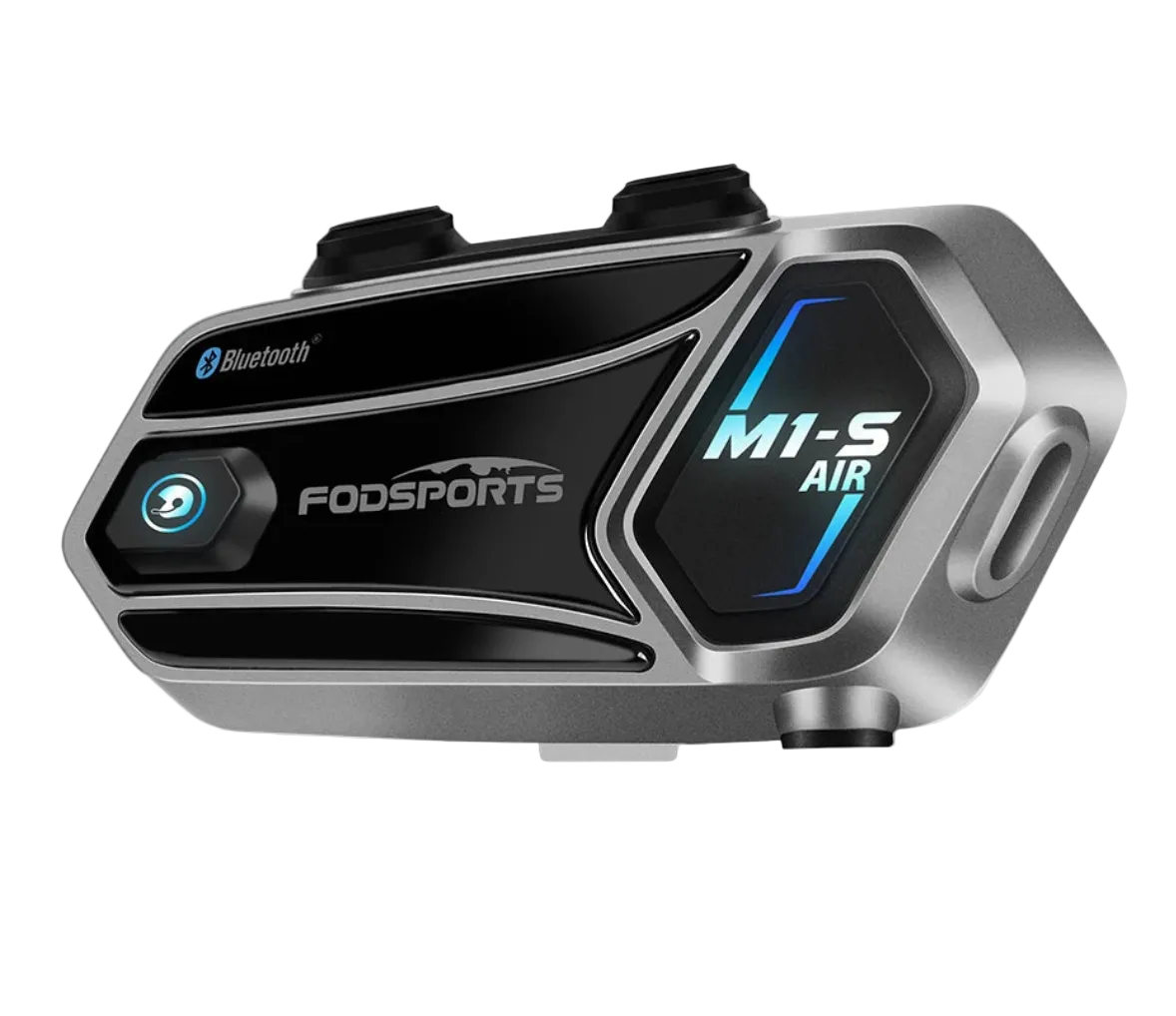 Motorcycle Helmet Bluetooth Intercom Headset with FM Radio Noise Reduction and Long Battery Life