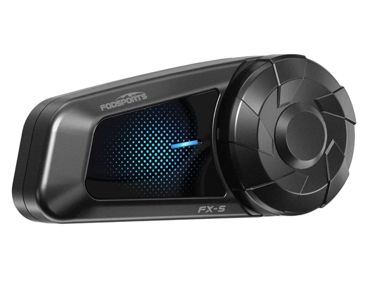 Bluetooth Motorcycle Helmet Intercom Headset with 1000m Range and Noise Cancelling Speakers