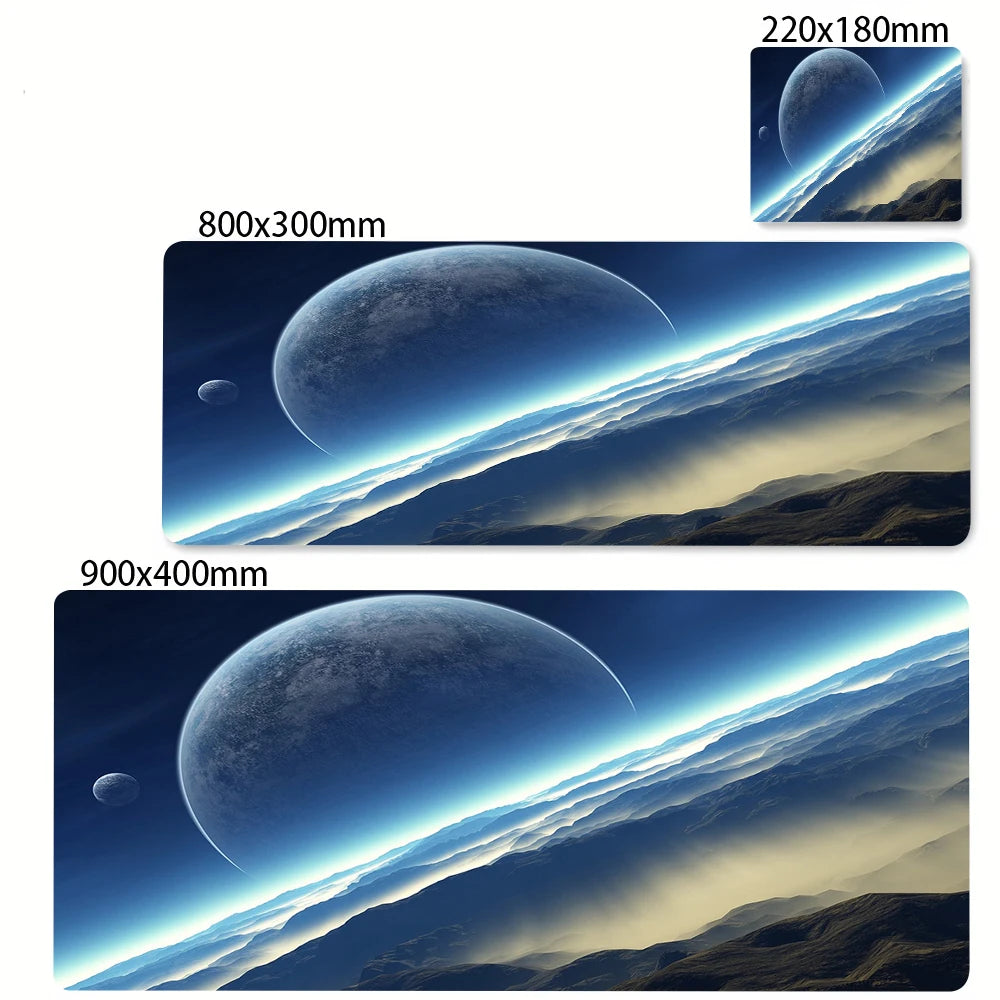 XXL Extended Anti-Slip Starry Sky Mouse Mat for PC Gaming Desks and Office Keyboards