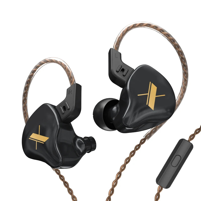 High Fidelity Bass In Ear Wired Earphones with Noise Reduction Technology and Microphone