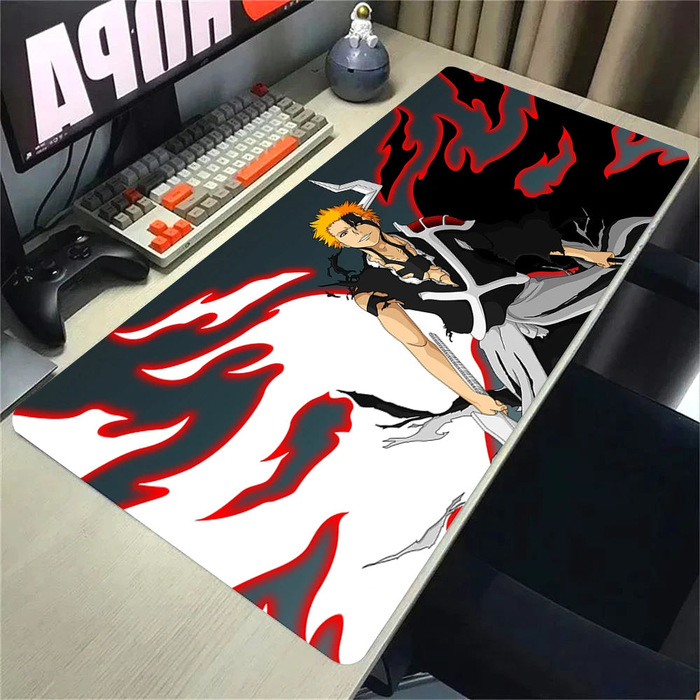 Large Extended Gaming Mouse Pad with Anti-Slip Rubber Base and Stitched Edges for Desk Setup