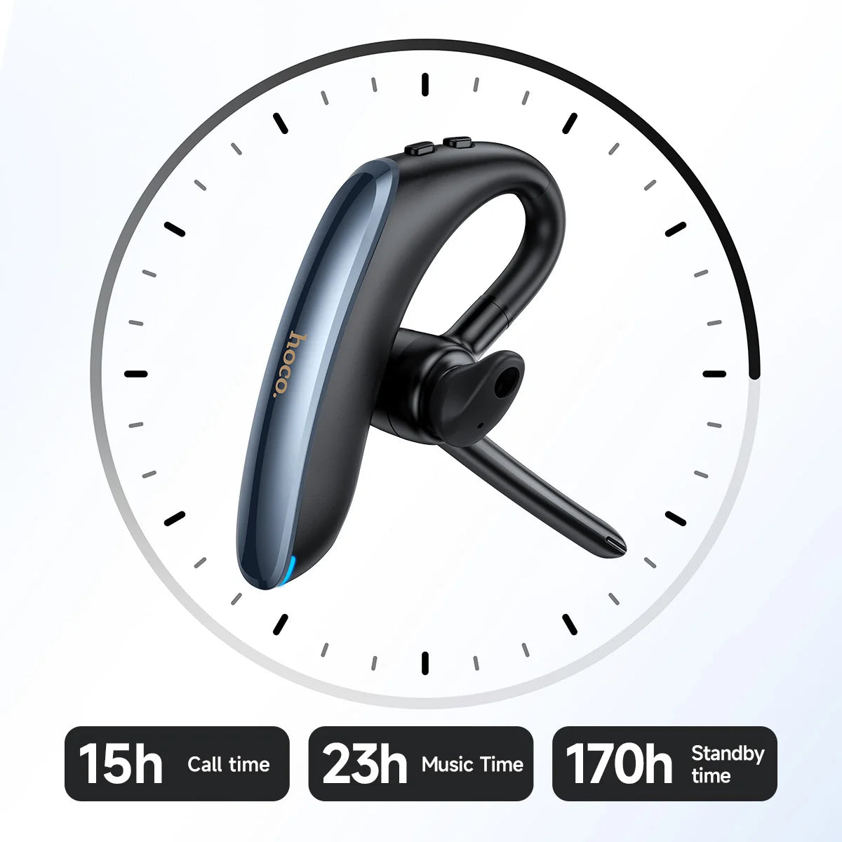Wireless True Stereo Bluetooth Earphone with ENC Microphone and Extended Battery Life for Calls