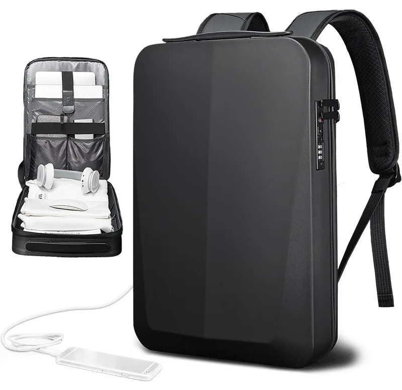 Business Laptop Backpack 15.6 Inch Large Capacity Anti-Theft Water Resistant USB Computer Bag