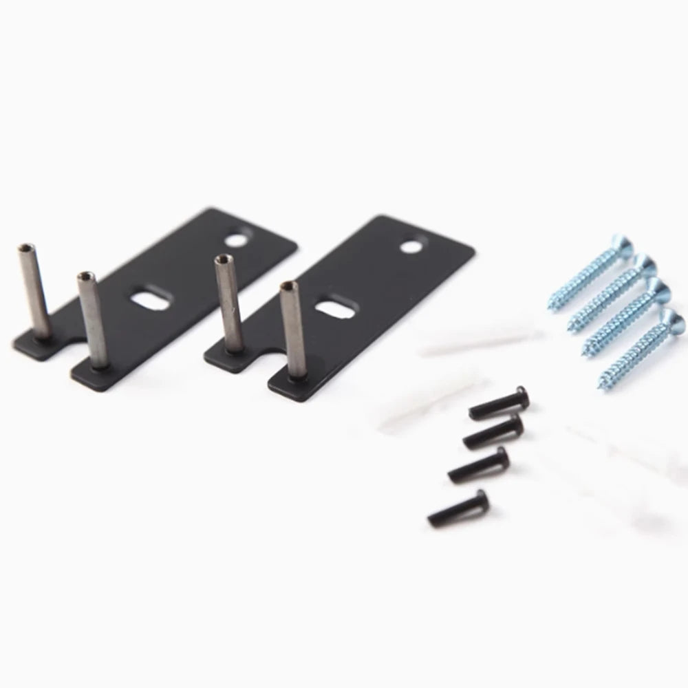 Ultra Thin Metal Surround Speaker Wall Bracket Pair for Bose Compact Home Audio Systems