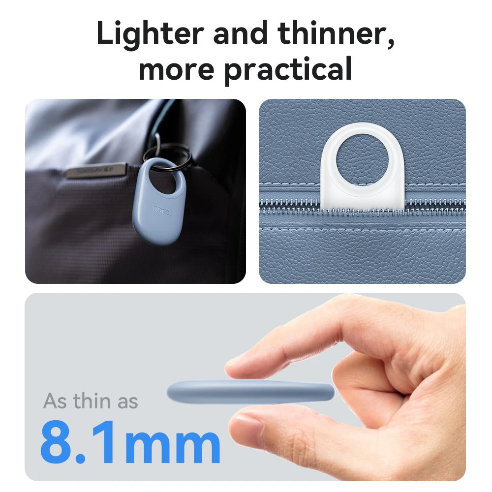 Mini Bluetooth GPS Tracker Smart Locator Tag for Keys Pets Bags Kids Wallets iOS Compatibility