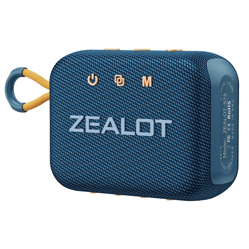 Portable Wireless Subwoofer Speaker with Deep Bass, Bluetooth 5.3, and 16 Hours Playtime