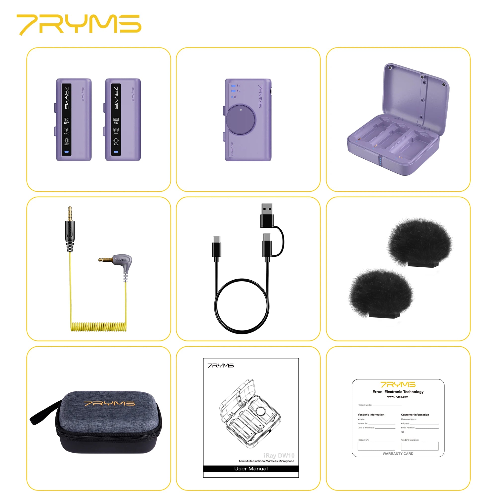 Mini Wireless Lavalier Microphone Set for Camera Smartphone Computer Vlog Live Streaming Interview