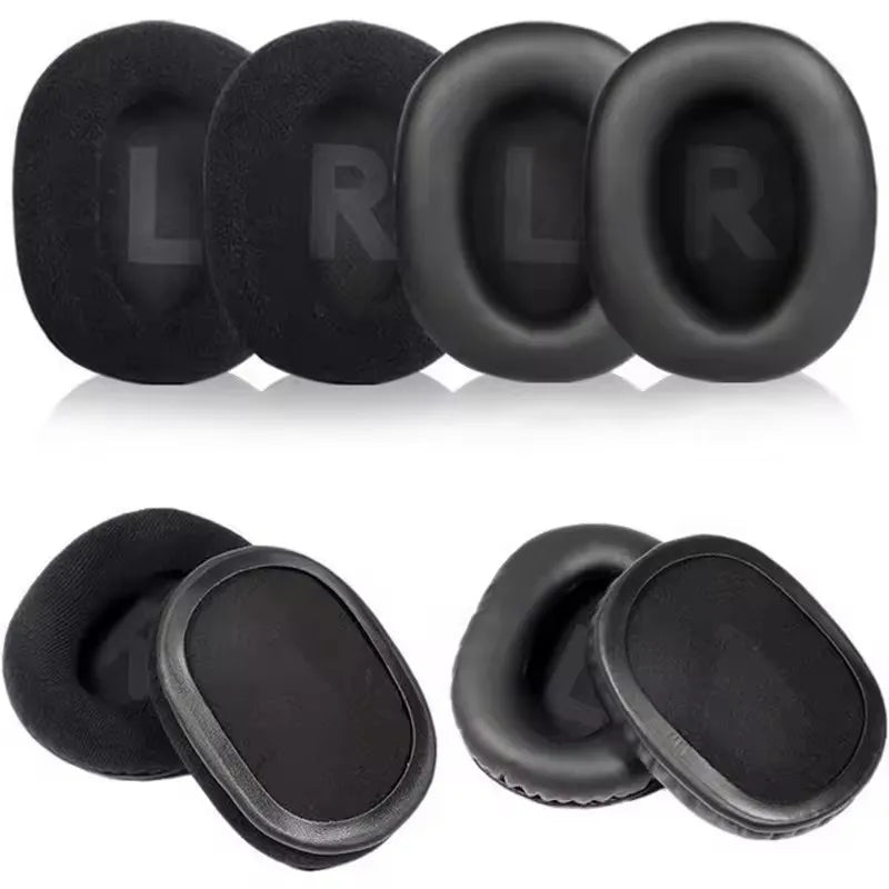 Premium Replacement Leather Earpads Cushion for Gaming Headsets with Memory Foam Comfort