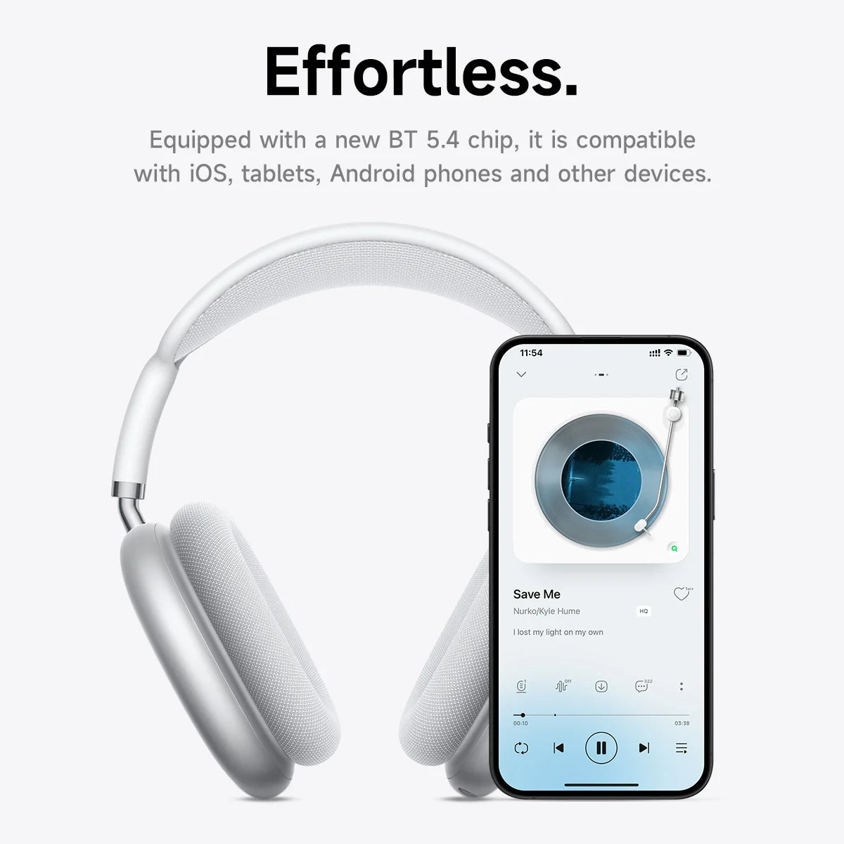 Over Ear Wireless Headphones with HiFi Sound, Bluetooth Connectivity and Long Battery Life