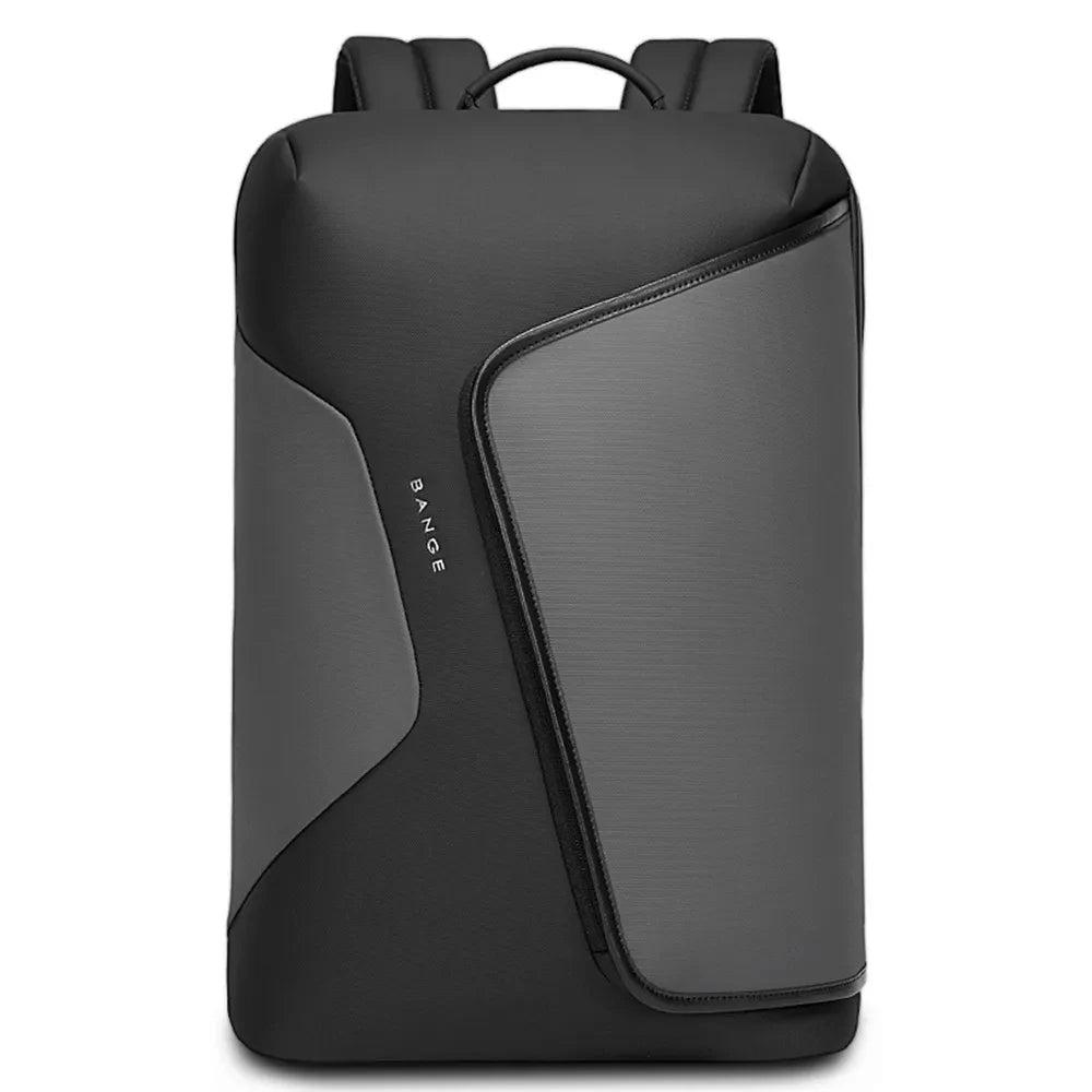 Business Laptop Backpack Water Resistant School Bag with 15.6 Inch Computer Compartment Black Grey
