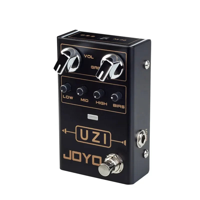 Distortion Effects Pedal for Electric Guitar with True Bypass and Heavy Metal Sound Processing