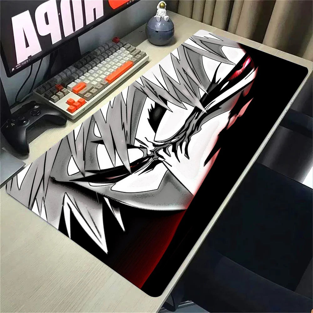 Large Extended Gaming Mouse Pad with Anti-Slip Rubber Base and Stitched Edges for Desk Setup
