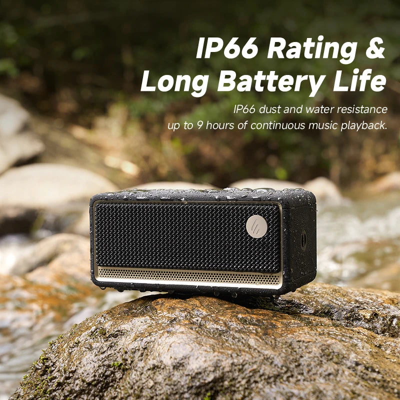 Portable Bluetooth Speaker with 36W Output IP66 Waterproof Design and Long Battery Life