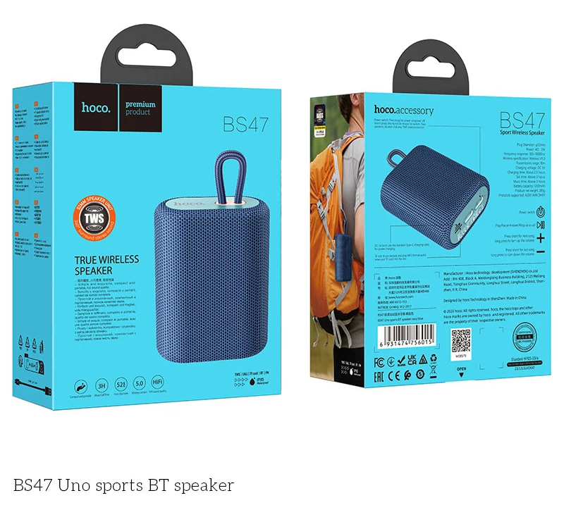 Portable Waterproof Sports Bluetooth Speaker Outdoor Cycling Stereo Bass FM TF Card Audio HiFi Sound