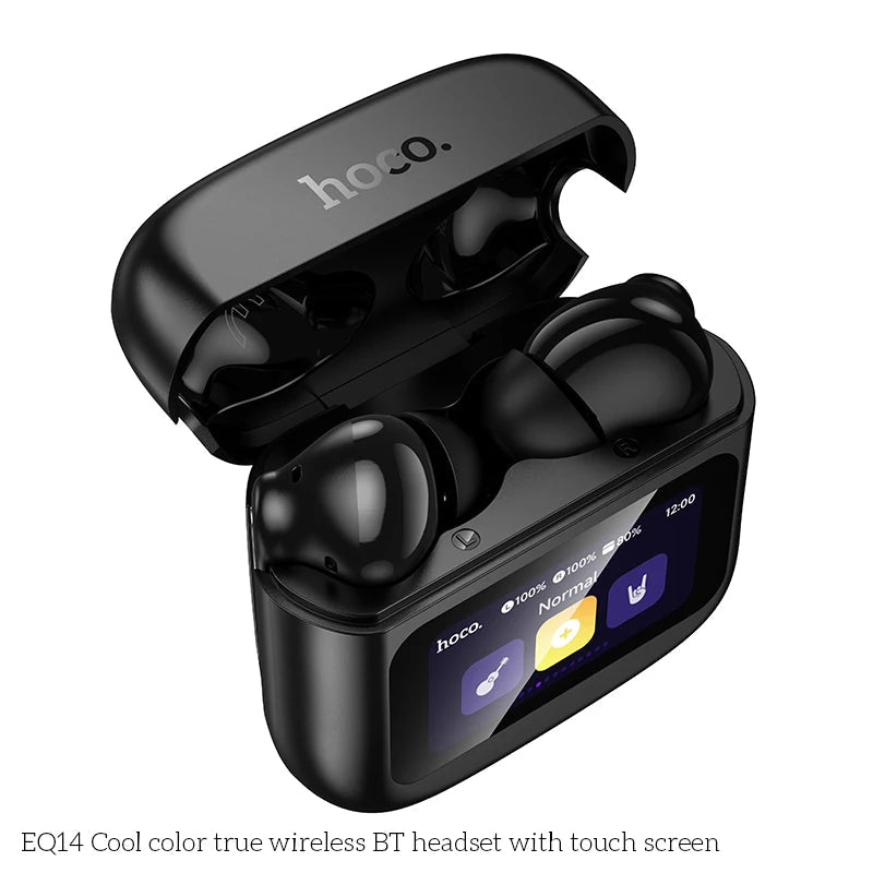 Wireless Bluetooth 5.4 Earbuds with LED Touch Screen Charging Case HiFi Stereo Earphones with Mic