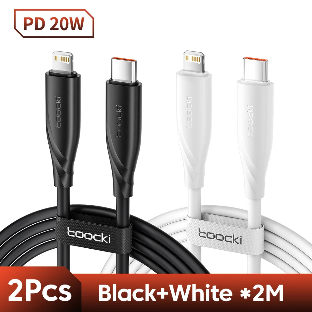 USB C to Lightning Fast Charging Cable for iPhone and iPad with Braided Design 20W PD