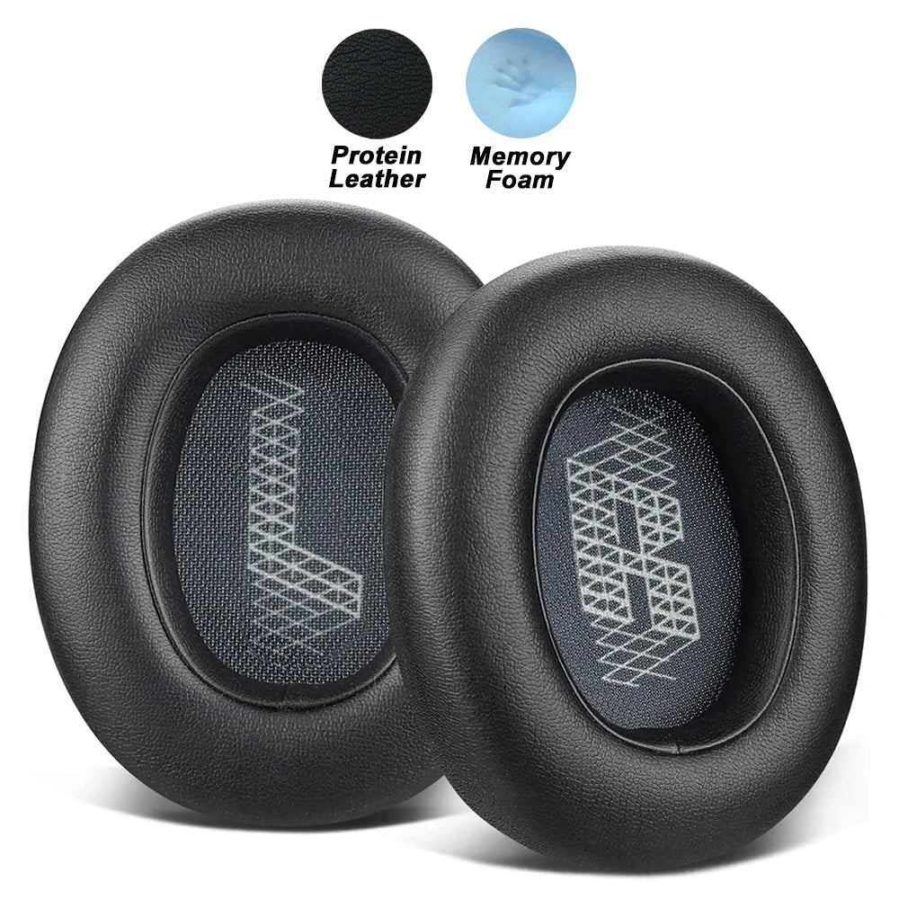Replacement Memory Foam Ear Pads Compatible with JBL E65BTNC, Live 650BTNC, Live 660NC, Duet NC