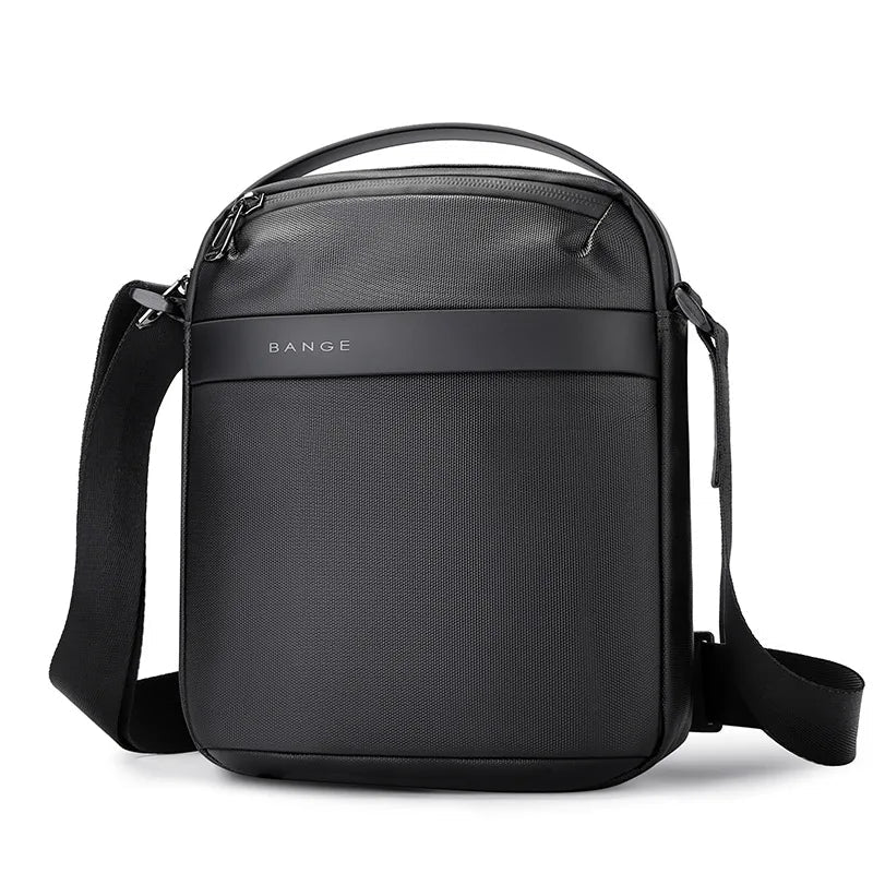Water Resistant Large Capacity Men’s Shoulder Bag for 11 Inch Tablet Travel Crossbody Messenger