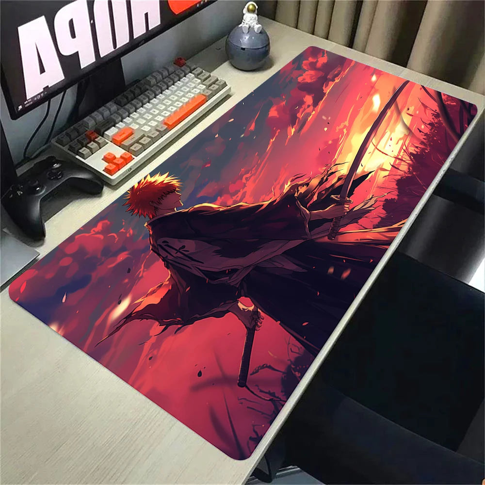 Large Extended Gaming Mouse Pad with Anti-Slip Rubber Base and Stitched Edges for Desk Setup