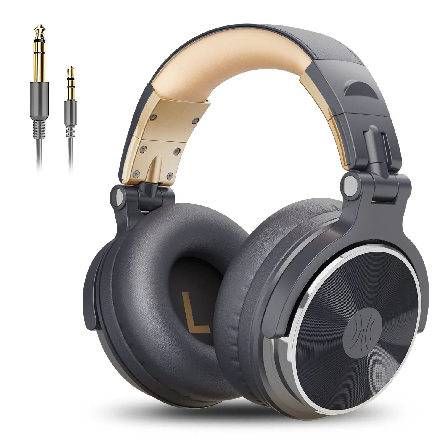 Professional Wired Studio Headphones with 50mm HiFi Drivers for Mixing Monitoring and Recording Gear
