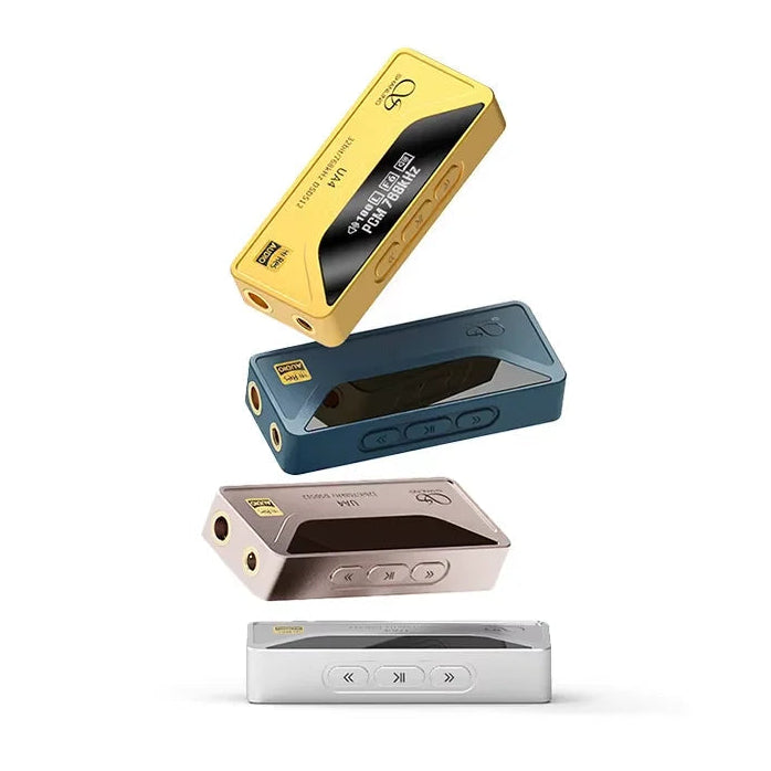 High-Resolution Portable USB DAC AMP with Balanced Outputs and Display for Headphones and Audio Devices