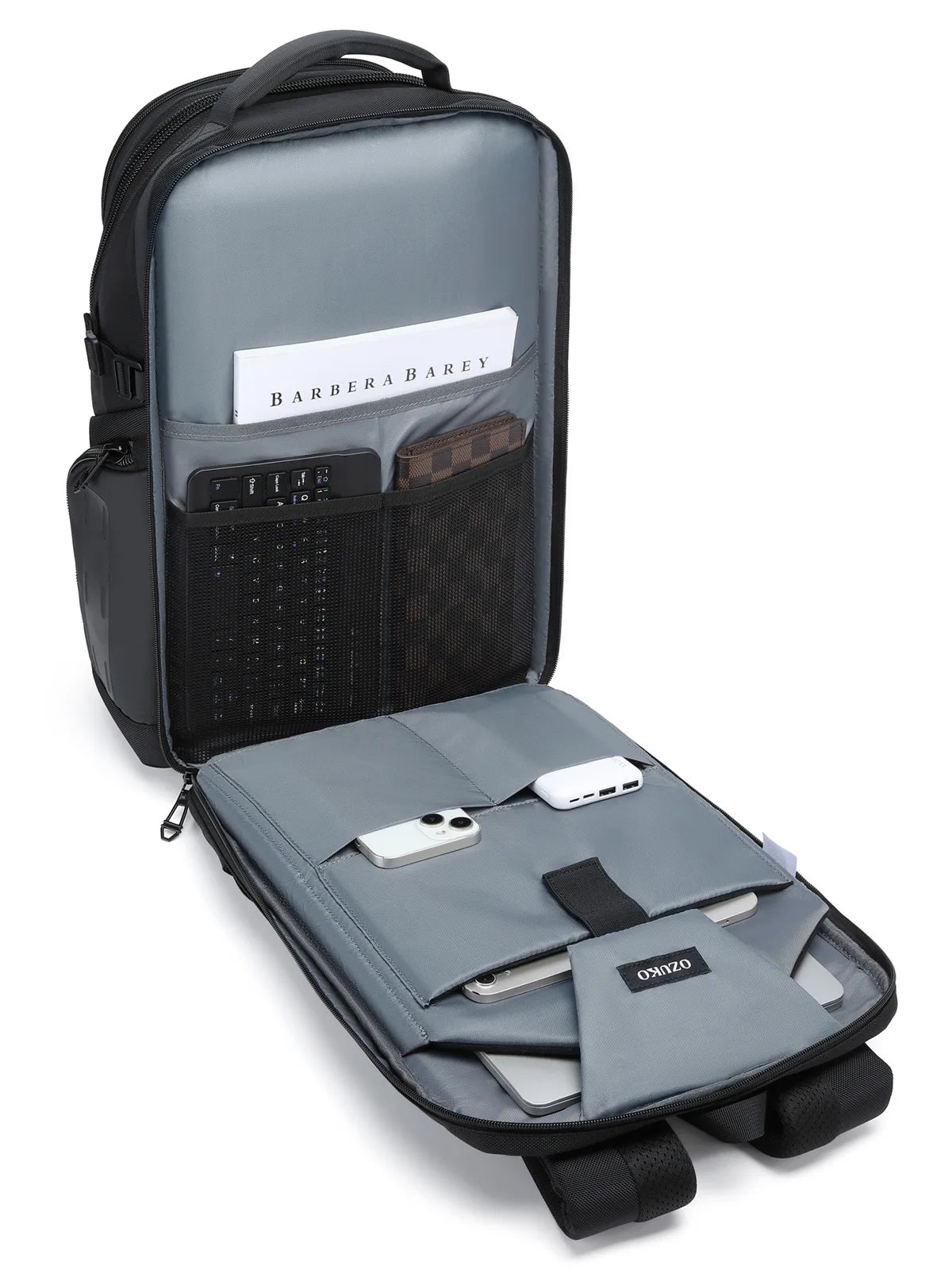 Large Capacity Water Resistant Backpack with 15.6 Inch Laptop Compartment for Travel School or Work