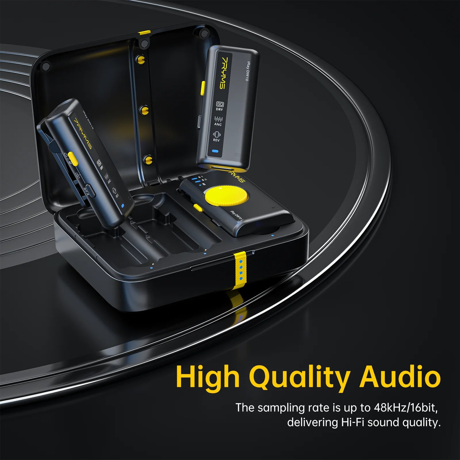 Mini Wireless Lavalier Microphone Set for Camera Smartphone Computer Vlog Live Streaming Interview
