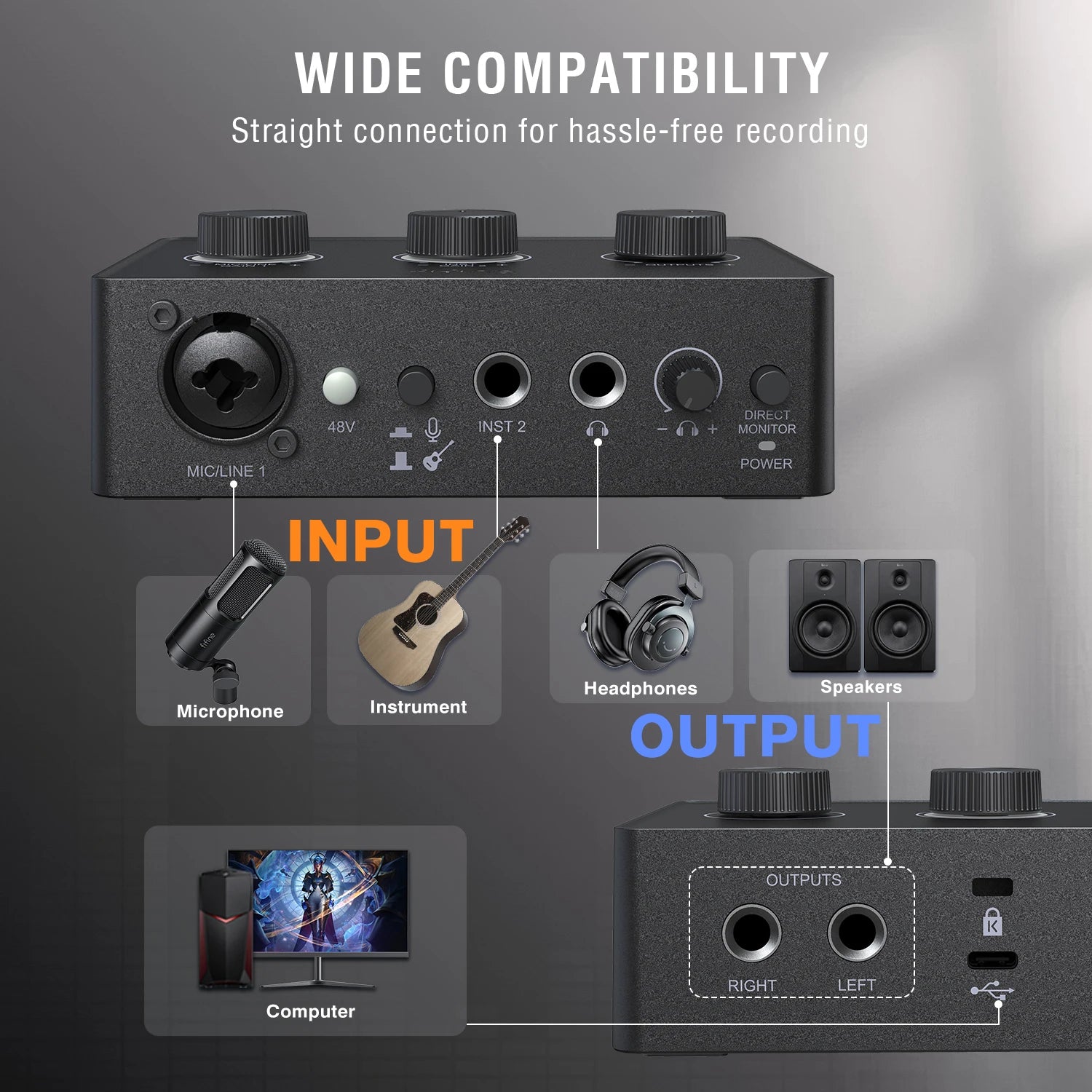 Professional Podcast Kit with Dynamic Microphone and Audio Mixer for Studio Recording