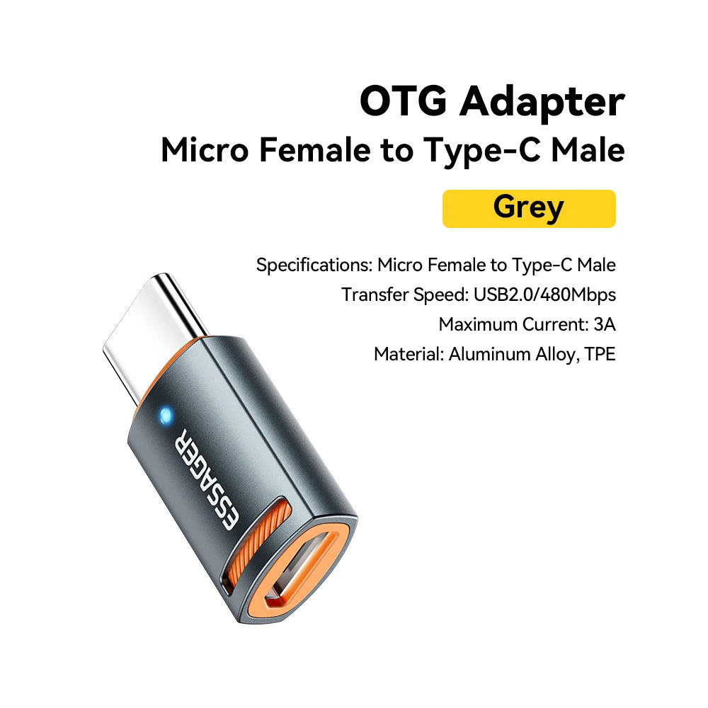 USB 3.0 OTG Adapter – Multi-Port Type-C, USB, Micro & iP Converter for All Devices