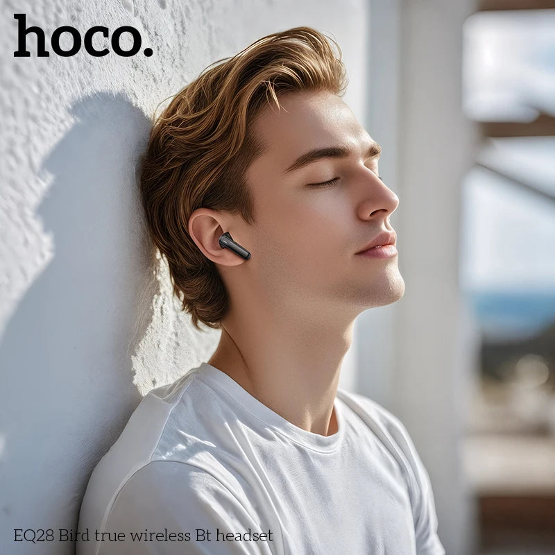 Semi-Open True Wireless Bluetooth Earphones Portable Sports Headset Stereo Earbuds with Mic