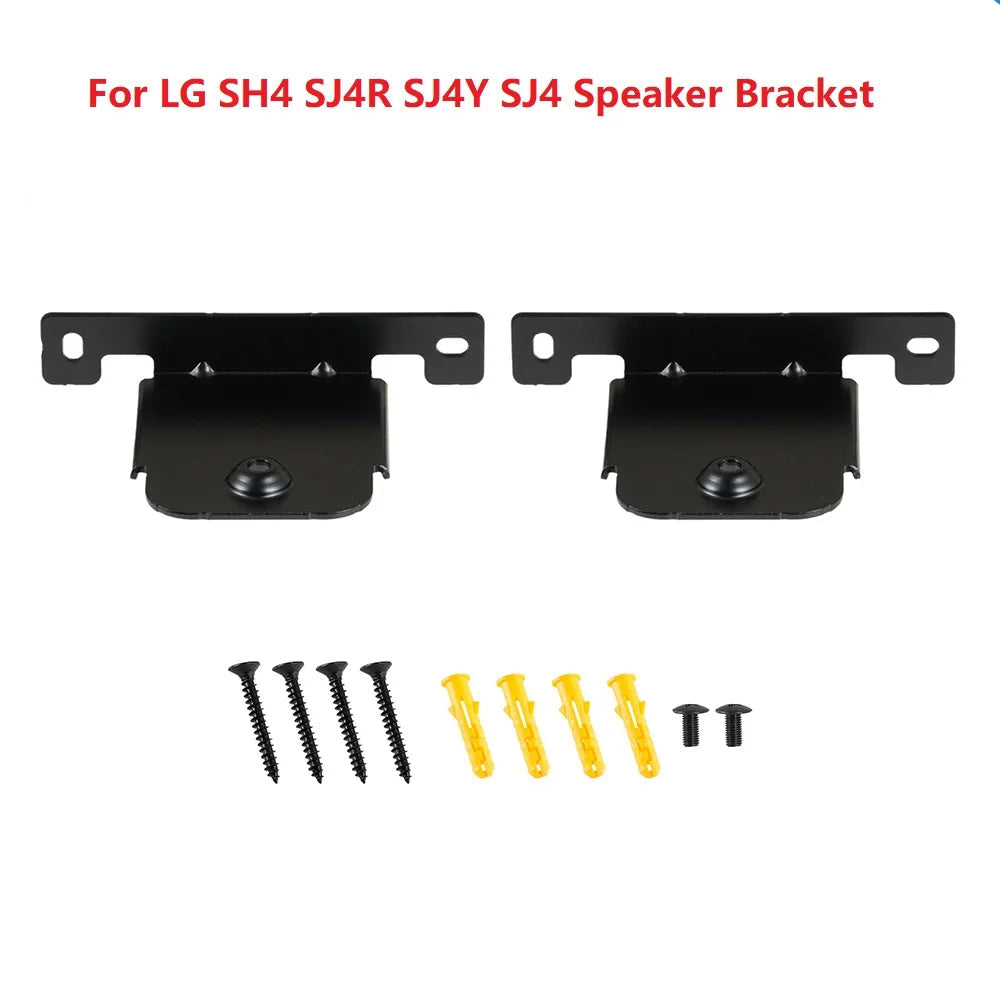 Metal Speaker Bracket Stands Pair Compatible with LG Soundbar and Surround Speakers