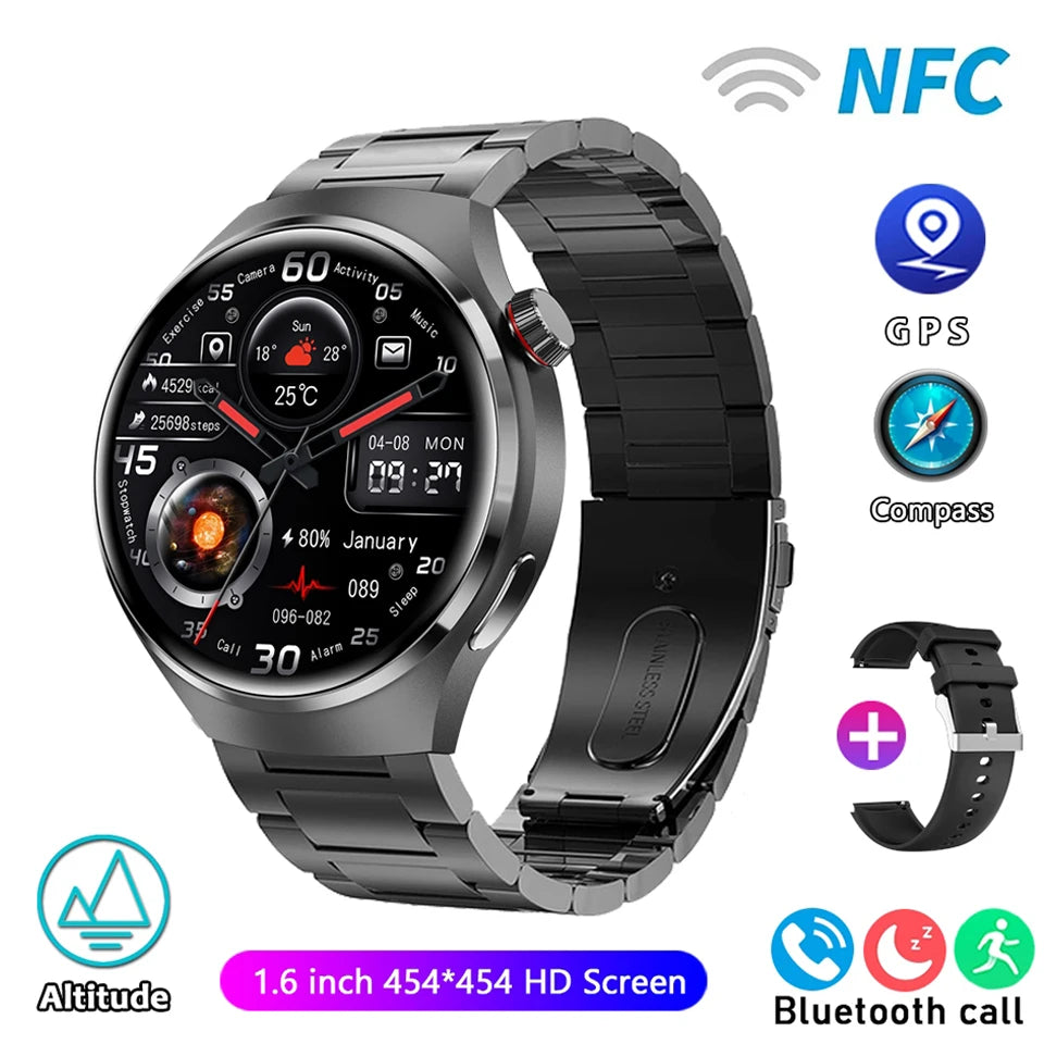 ECG PPG Smart Watch HD Call NFC Sport Health Tracker Blood Pressure Lipids Monitor New Model