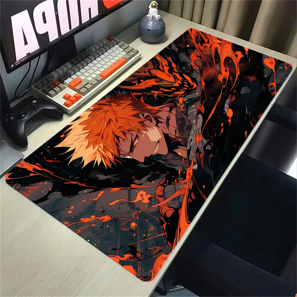 Large Extended Gaming Mouse Pad with Anti-Slip Rubber Base and Stitched Edges for Desk Setup