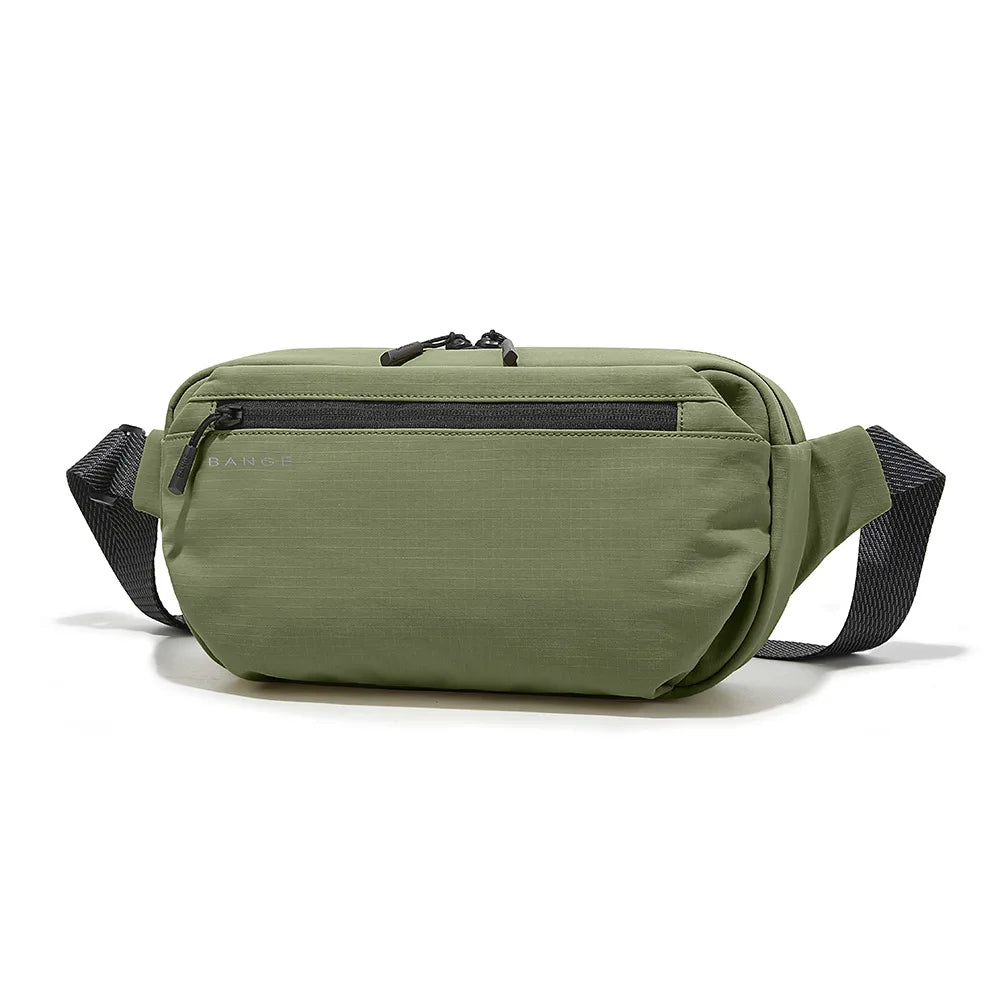 Water Resistant Travel Chest Sling Bag with USB Charging and Anti-Theft Crossbody Design Unisex