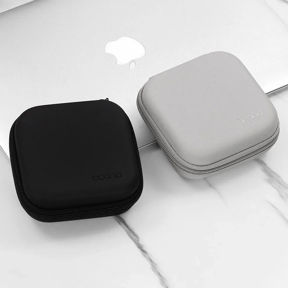 Mini Hard Shell Cable Storage Case for Chargers Adapters Power Supplies and Small Electronic Items