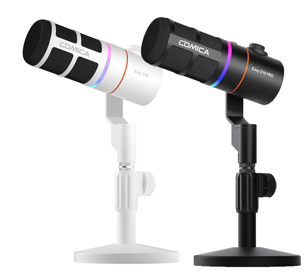 RGB Cardioid Dynamic USB and XLR Microphone Combo for Gaming Streaming Podcast and Interview Use