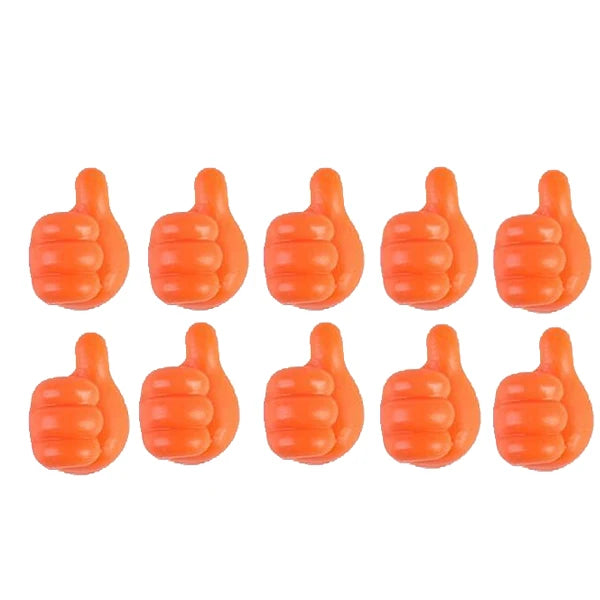 Silicone Cable Organiser Clips Set for Desk USB and Earphone Wire Management 10 Pack