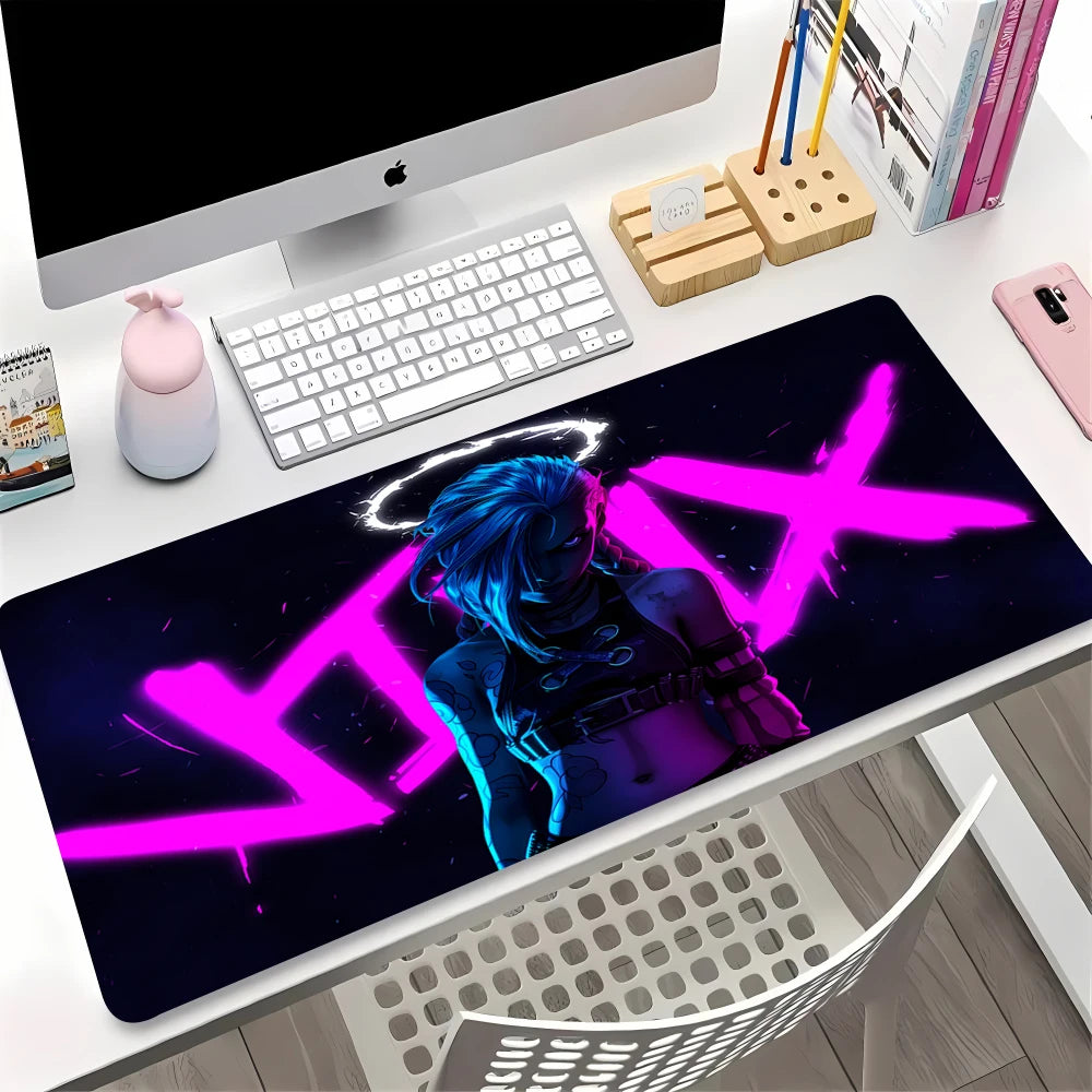XXL Extended Gaming Mouse Mat with Anti-slip Rubber Base, Durable Edge, Desk Protection 90x40cm