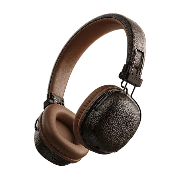 Over Ear Wireless Bluetooth 5.4 Headphones Foldable Sports Headset with Microphone Leather Earmuffs