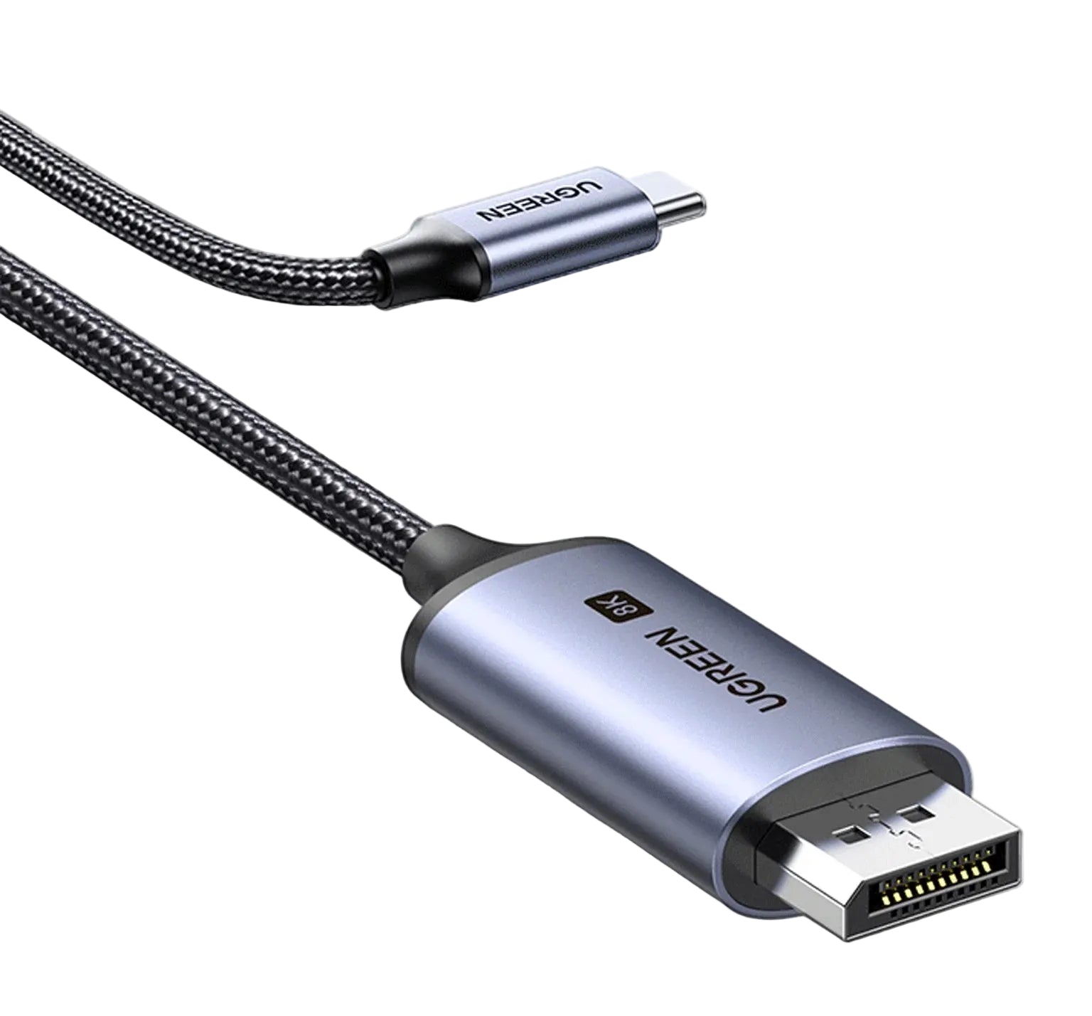 8K USB-C to DisplayPort 1.4 Cable 32.4Gbps for Monitors Projectors Thunderbolt 3 4 Devices