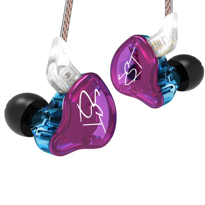 Wired In Ear Monitor Earphones with Detachable Cable and Noise Cancelling Microphone