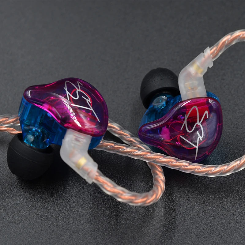 Wired In Ear Monitor Earphones with Detachable Cable and Noise Cancelling Microphone