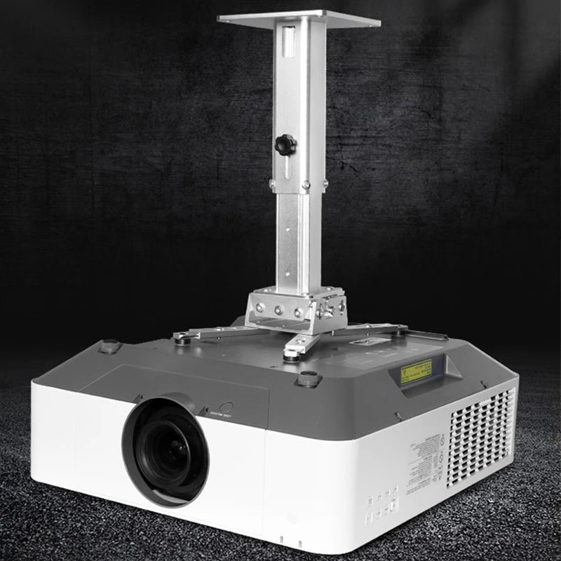 Adjustable Aluminium Alloy Projector Ceiling and Wall Mount Stand for Home or Office Use