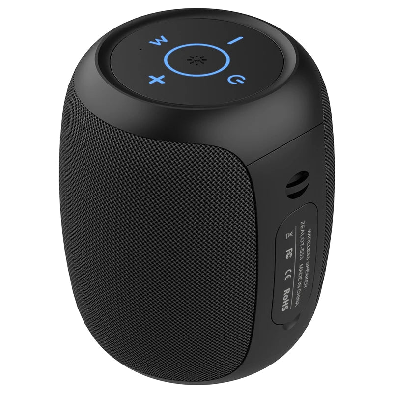 Portable 10W Bluetooth Speaker with 24 Hour Playtime IPX6 Waterproof TWS USB TF Card Support