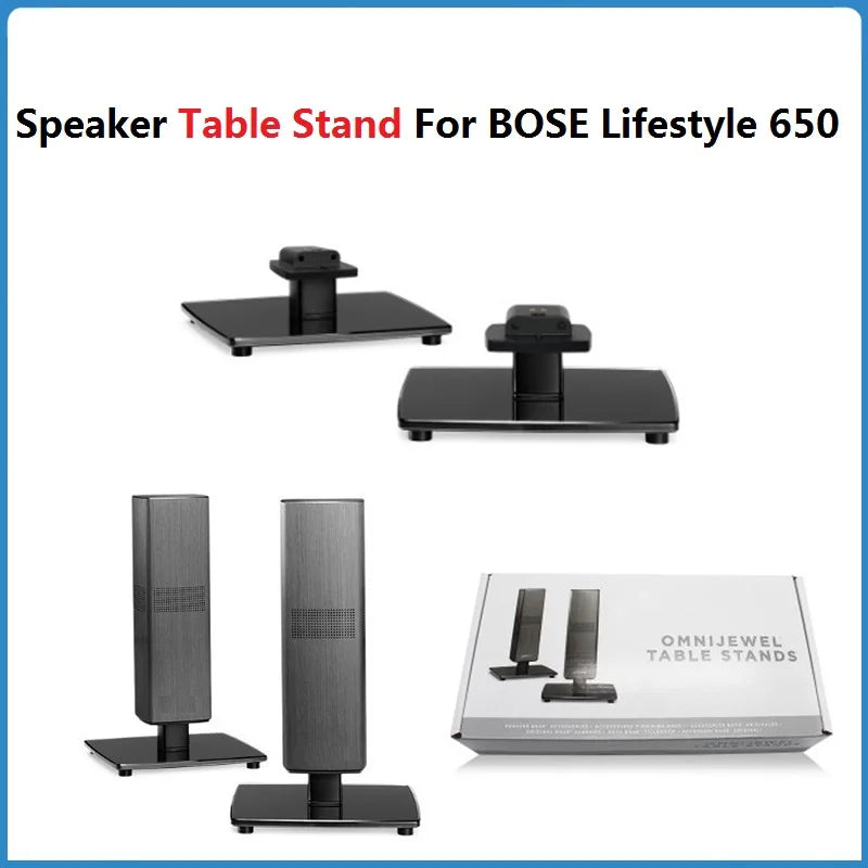 Metal Desktop Speaker Table Stand for BOSE Lifestyle 650 Surround Sound Speakers
