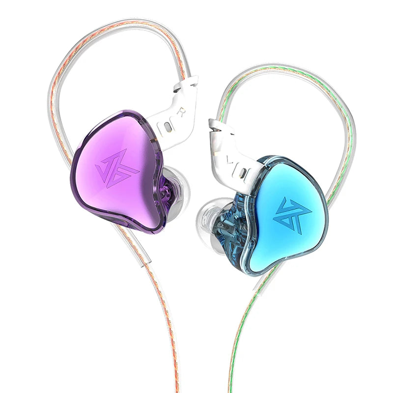 KZ EDCX Wired In-Ear Earphones with Mic, 3.5mm Plug, HiFi Sound, and Noise Isolation