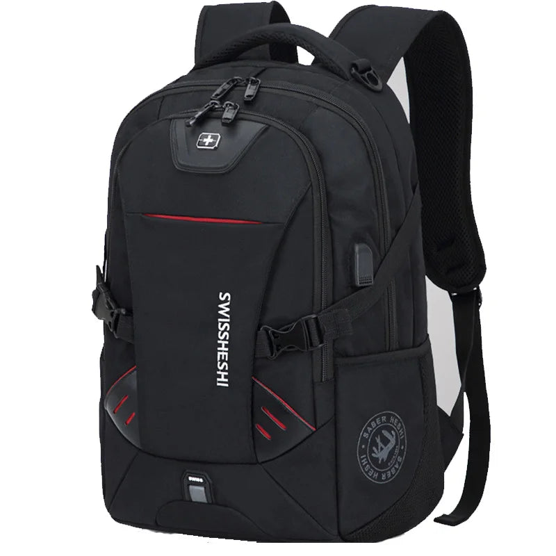 Multifunction Anti-Theft Water Resistant 17 Inch Laptop Backpack with USB Charging for Travel