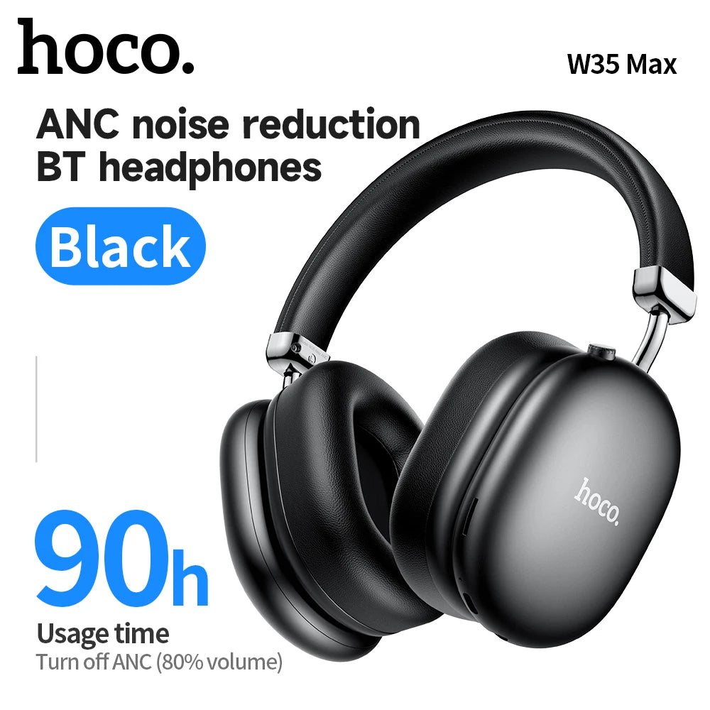 Wireless Over Ear Headphones with Active Noise Cancelling and Extra Long Battery Life 90 Hours Use