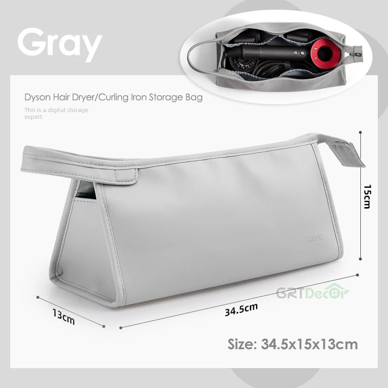 Hard Shell Curling Iron Storage Bag for Hair Styling Tools Travel Case Organiser Box